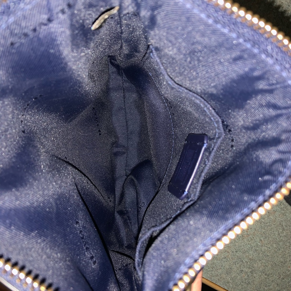Coach navy handbag